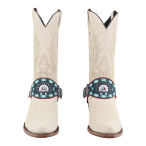 Zuni Russian Blue-Boot Lassos